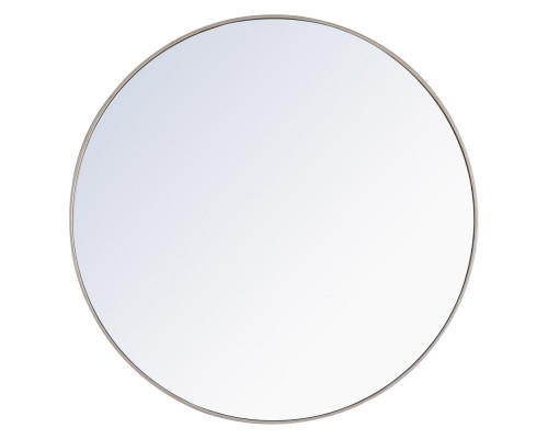 Elegant Wall Mirror - Silver, L 48" (MR4049S)