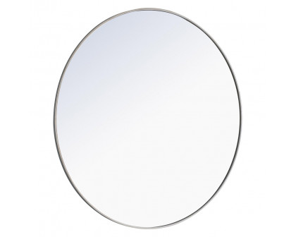 Elegant Wall Mirror - Silver, L 48" (MR4049S)