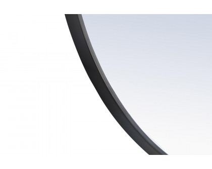 Elegant Wall Mirror - Black, L 24" (MR4051BK)