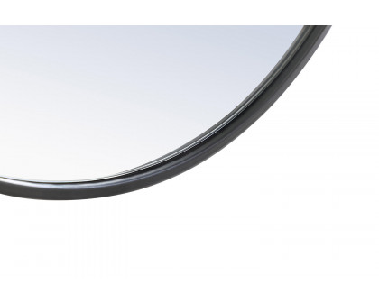 Elegant Wall Mirror - Black, L 24" (MR4051BK)