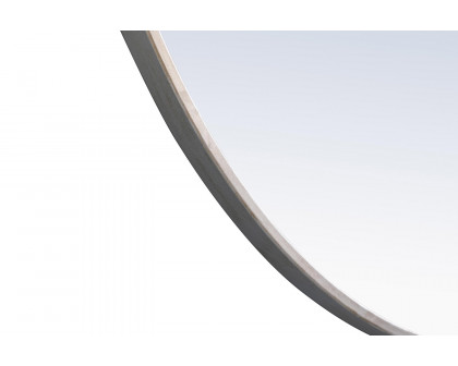 Elegant Wall Mirror - Silver, L 24" (MR4053S)