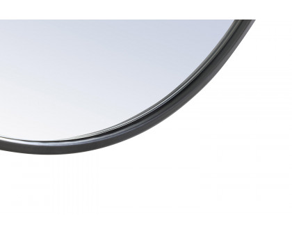 Elegant Wall Mirror - Black, L 32" (MR4057BK)