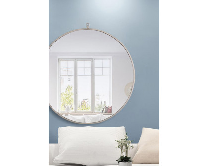 Elegant Wall Mirror - Silver, L 32" (MR4059S)