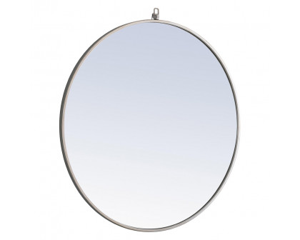 Elegant Wall Mirror - Silver, L 32" (MR4059S)