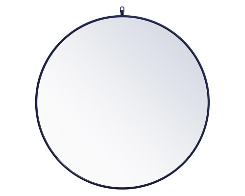 Elegant Wall Mirror - Blue, L 36" (MR4061BL)