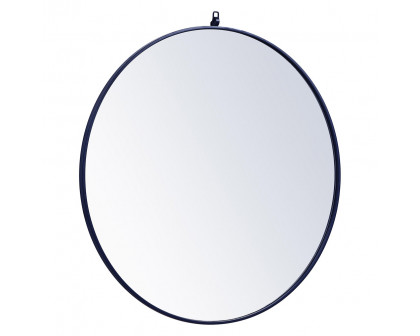 Elegant Wall Mirror - Blue, L 36" (MR4061BL)