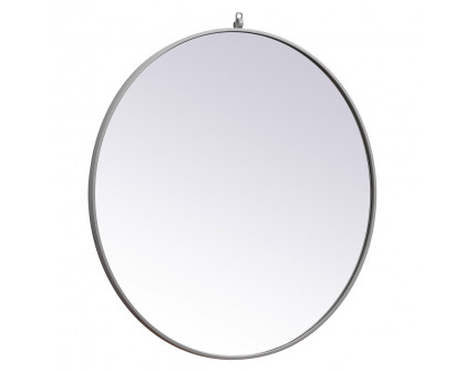 Elegant Wall Mirror - Gray, L 36" (MR4061GR)