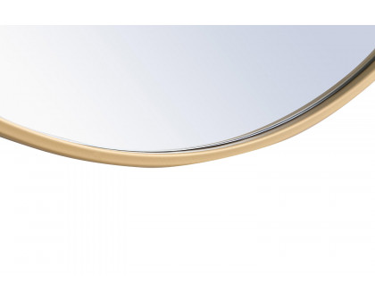 Elegant Wall Mirror - Brass, L 36" (MR4062BR)