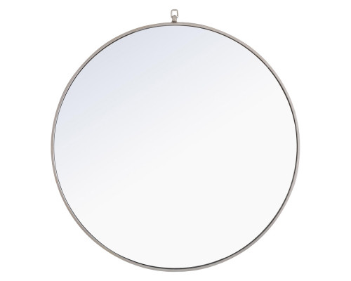 Elegant Wall Mirror - Silver, L 36" (MR4063S)