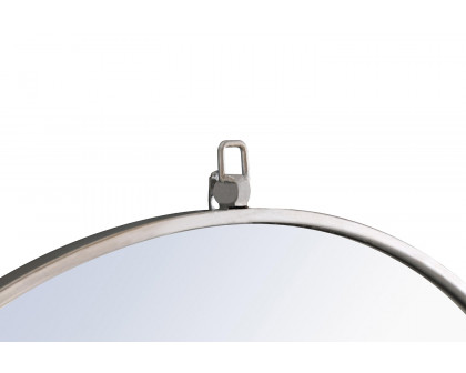 Elegant Wall Mirror - Silver, L 36" (MR4063S)