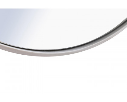 Elegant Wall Mirror - Silver, L 36" (MR4063S)