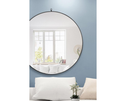 Elegant Wall Mirror - Black, L 42" (MR4064BK)