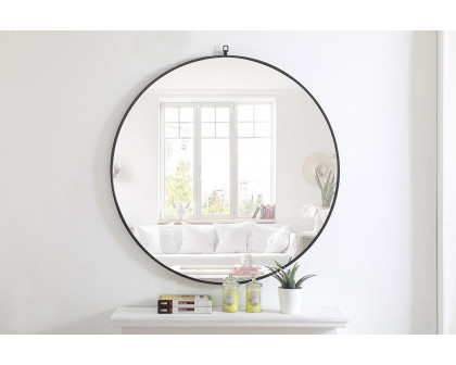 Elegant Wall Mirror - Black, L 42" (MR4064BK)