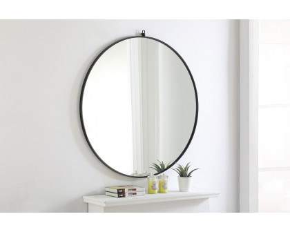 Elegant Wall Mirror - Black, L 42" (MR4064BK)