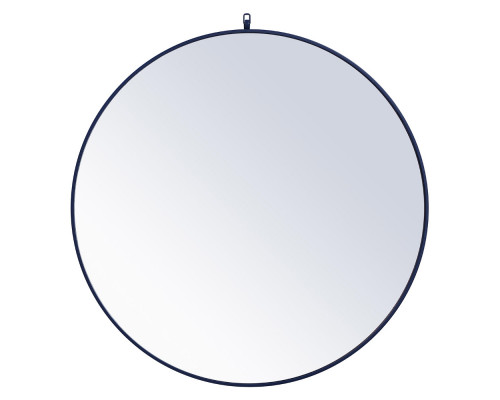 Elegant Wall Mirror - Blue, L 42" (MR4064BL)