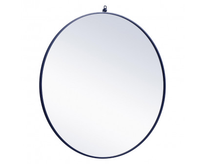 Elegant Wall Mirror - Blue, L 42" (MR4064BL)