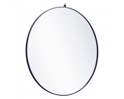 Elegant Wall Mirror - Blue, L 48" (MR4067BL)