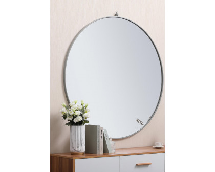 Elegant Wall Mirror - Gray, L 48" (MR4067GR)