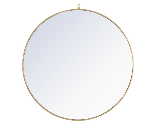 Elegant Wall Mirror - Brass, L 48" (MR4068BR)