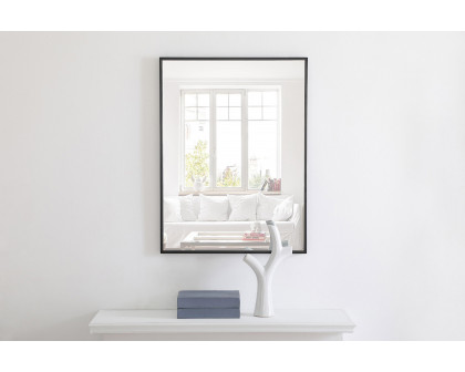 Elegant Wall Mirror - Black, L 32" (MR4071BK)