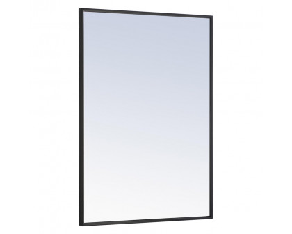 Elegant Wall Mirror - Black, L 32" (MR4071BK)