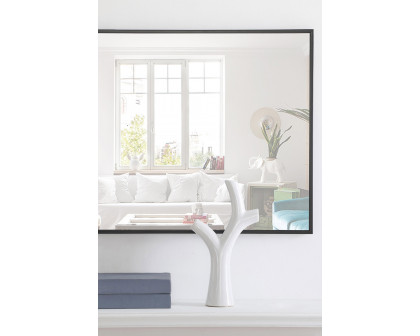 Elegant Wall Mirror - Black, L 32" (MR4071BK)