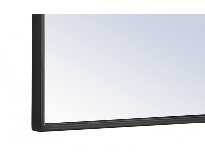 Elegant Wall Mirror - Black, L 32" (MR4071BK)