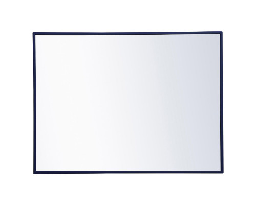 Elegant Wall Mirror - Blue, L 32" (MR4071BL)