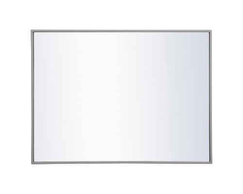 Elegant Wall Mirror - Gray, L 32" (MR4071GR)