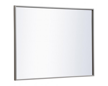 Elegant Wall Mirror - Gray, L 32" (MR4071GR)