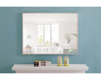 Elegant Wall Mirror - Silver, L 32" (MR4073S)