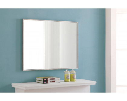 Elegant Wall Mirror - Silver, L 32" (MR4073S)