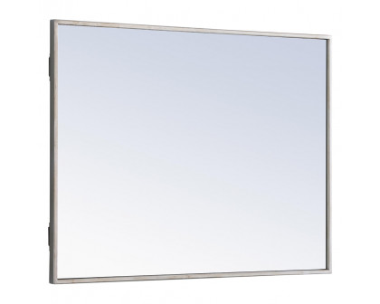 Elegant Wall Mirror - Silver, L 32" (MR4073S)