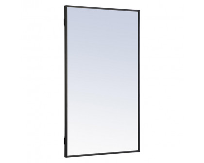 Elegant Wall Mirror - Black, L 40" (MR4074BK)