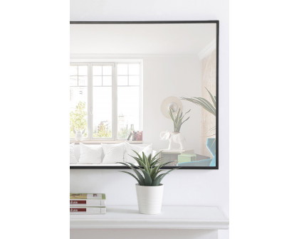 Elegant Wall Mirror - Black, L 40" (MR4074BK)