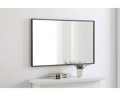 Elegant Wall Mirror - Black, L 40" (MR4074BK)