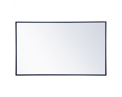 Elegant Wall Mirror - Blue, L 40" (MR4074BL)