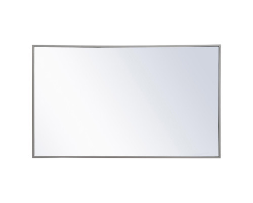 Elegant Wall Mirror - Gray, L 40" (MR4074GR)