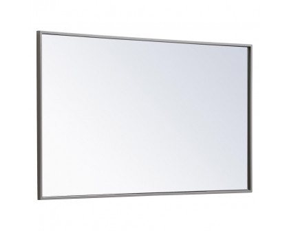 Elegant Wall Mirror - Gray, L 40" (MR4074GR)