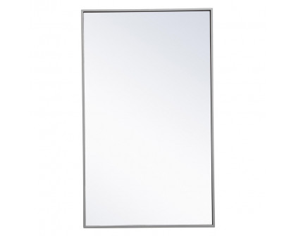 Elegant Wall Mirror - Gray, L 40" (MR4074GR)