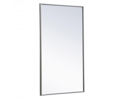 Elegant Wall Mirror - Gray, L 40" (MR4074GR)