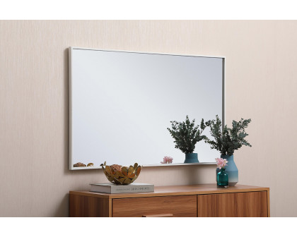 Elegant Wall Mirror - White, L 40" (MR4074WH)