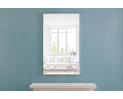 Elegant Wall Mirror - Silver, L 40" (MR4076S)