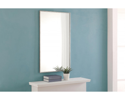 Elegant Wall Mirror - Silver, L 40" (MR4076S)