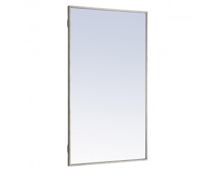 Elegant Wall Mirror - Silver, L 40" (MR4076S)