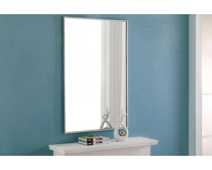 Elegant Wall Mirror - Silver, L 42" (MR4079S)