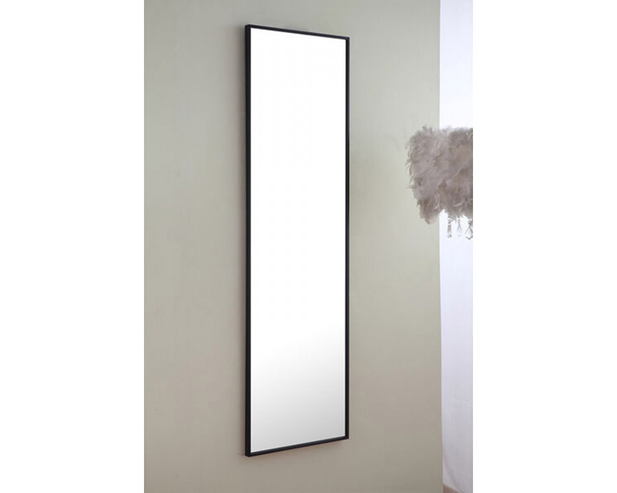 Elegant Wall Mirror - Black, L 18" (MR4081BK)