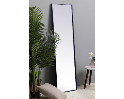 Elegant Wall Mirror - Blue, L 18" (MR4081BL)