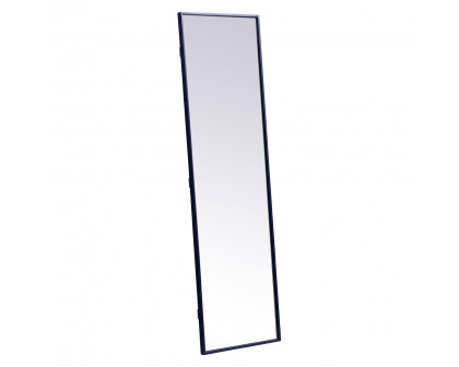 Elegant Wall Mirror - Blue, L 18" (MR4081BL)