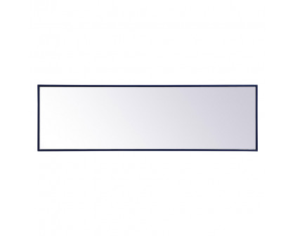 Elegant Wall Mirror - Blue, L 18" (MR4081BL)